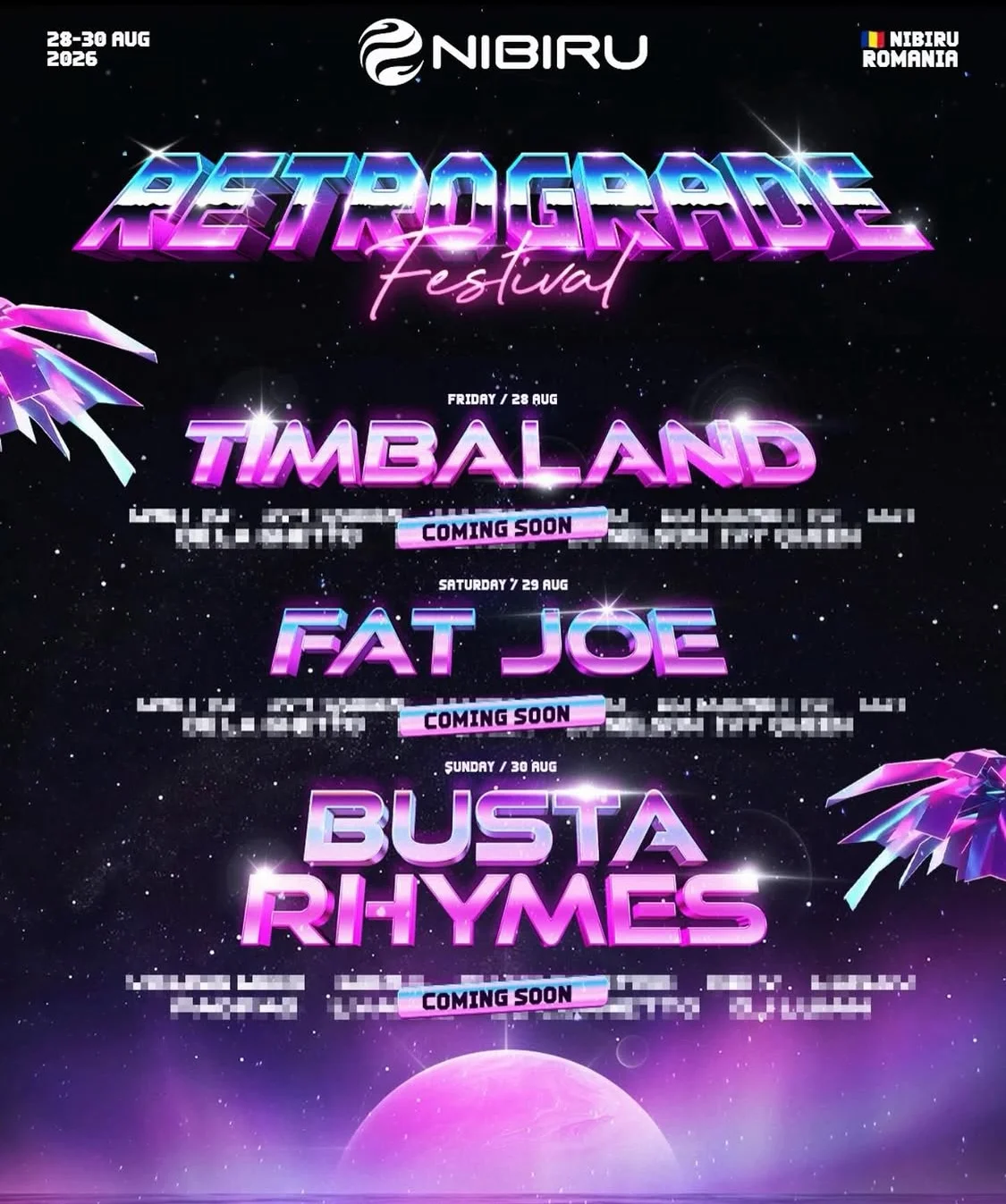 RETROGRADE Festival Announced: A 2000s Music Throwback Is Coming to Costinești This August